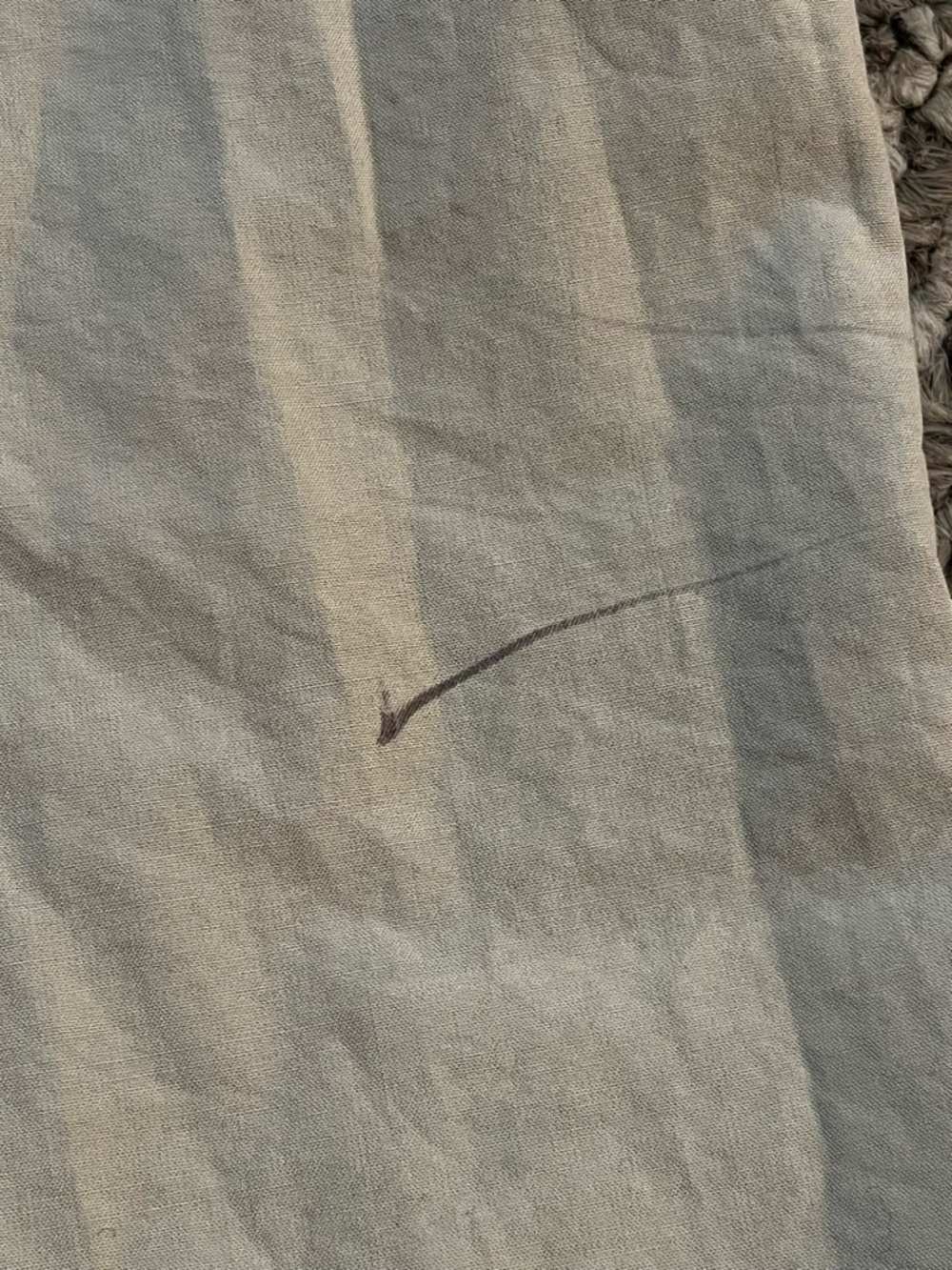 Brand New Black Crane 100% Cotton Relaxed Cream Button-Front Women's Top - Picture 9 of 9